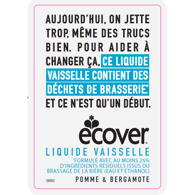 Biocoop soutient Ecover pour le lancement de son nouveau produit vaisselle Biocoop soutient Ecover pour le lancement de son nouveau produit vaisselle