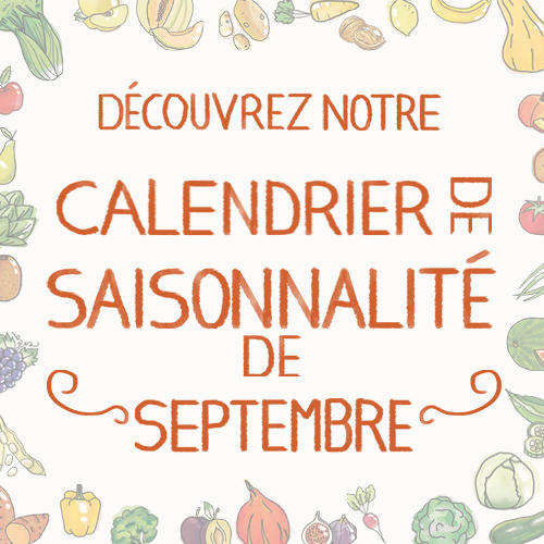 Fruits & légumes : le calendrier de saisonnalité de Septembre 2020, selon Biocoop Fruits & légumes : le calendrier de saisonnalité de Septembre 2020, selon Biocoop