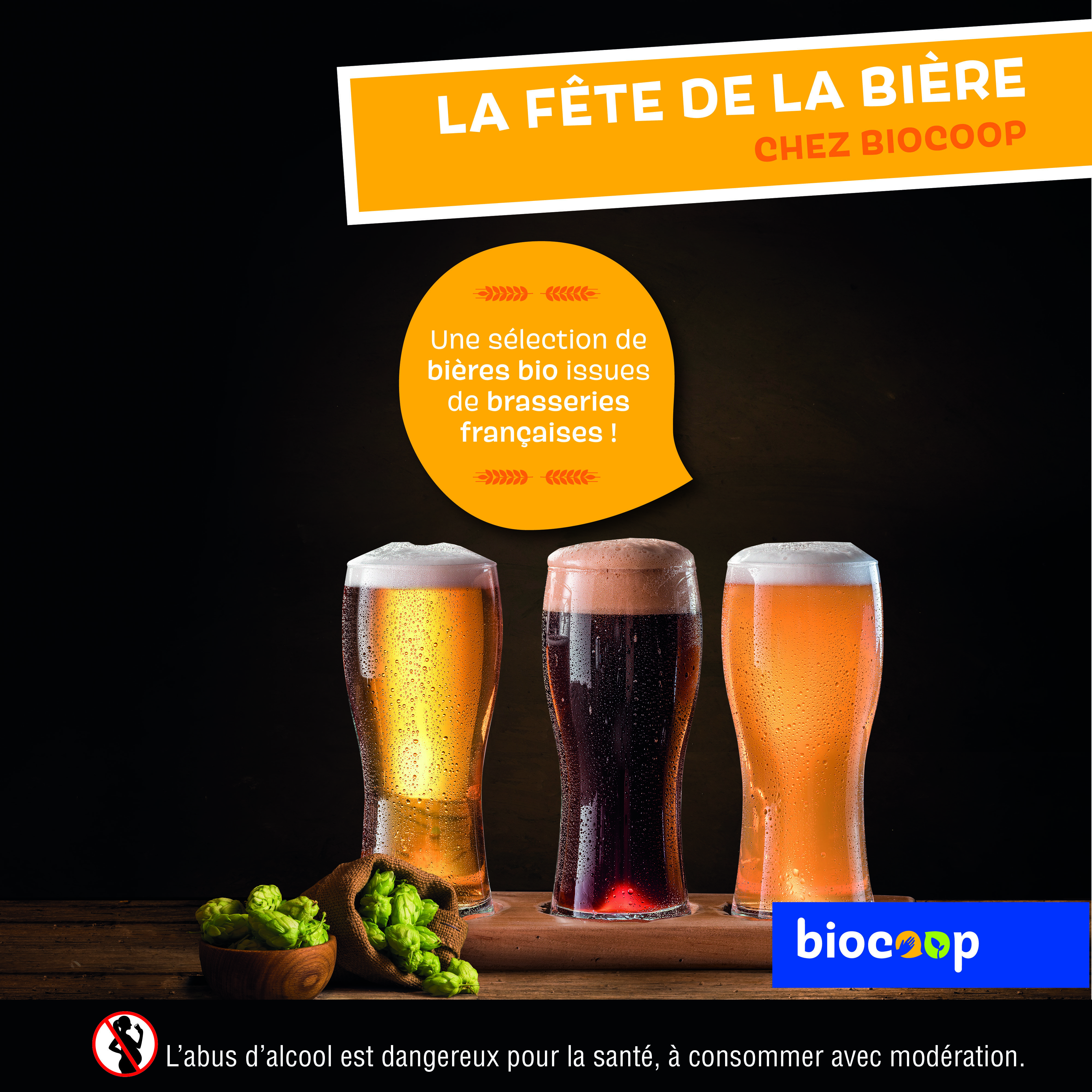 Les bières bio à l’honneur chez Biocoop