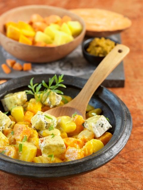 Curry de légumes au lait de coco Curry de légumes au lait de coco