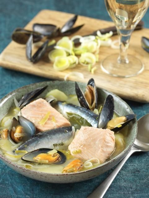 Soupe de poisson façon Cotriade Soupe de poisson façon Cotriade